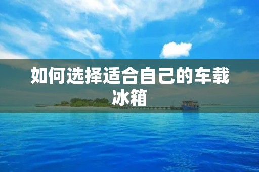 如何选择适合自己的车载冰箱 如何选择适合自己的车载冰箱