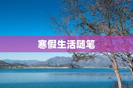 寒假生活随笔 寒假生活随笔