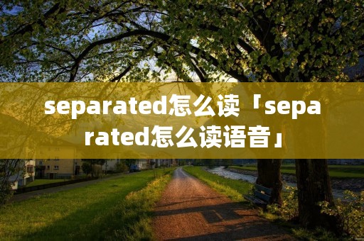 separated怎么读「separated怎么读语音」