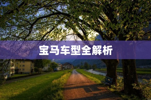 宝马车型全解析:从入门级到豪华款,你想知道的都在这里! 宝马车型全解析:从入门级到豪华款,你想知道的都在这里!