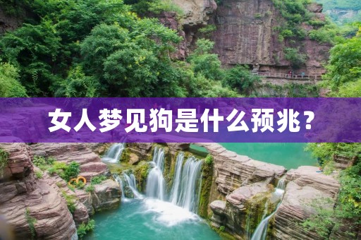 女人梦见狗是什么预兆?