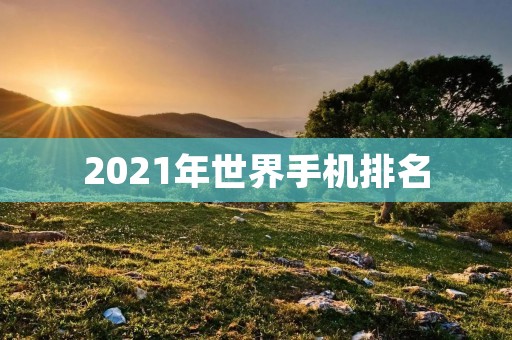 2021年世界手机排名