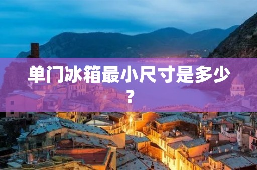 单门冰箱最小尺寸是多少？