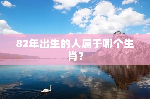 82年出生的人属于哪个生肖？