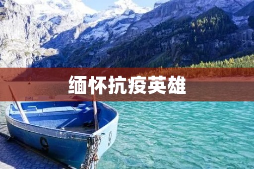 缅怀抗疫英雄