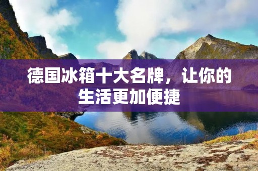 德国冰箱十大名牌,让你的生活更加便捷 德国冰箱十大名牌,让你的生活更加便捷