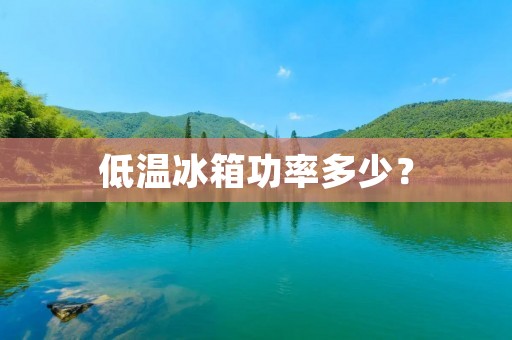 低温冰箱功率多少? 低温冰箱功率多少?