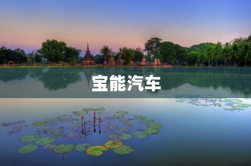 宝能汽车:从地产到汽车产业的跨足之路 宝能汽车:从地产到汽车产业的跨足之路