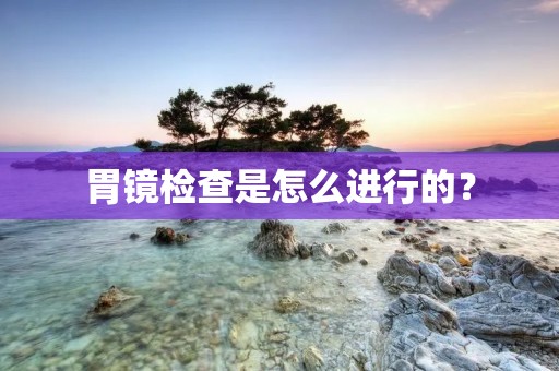 胃镜检查是怎么进行的? 胃镜检查是怎么进行的?