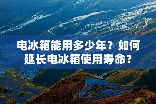 电冰箱能用多少年？如何延长电冰箱使用寿命？