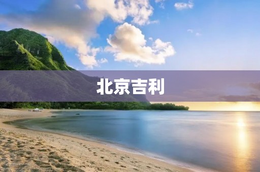 北京吉利:中国汽车产业的新生力量 北京吉利:中国汽车产业的新生力量