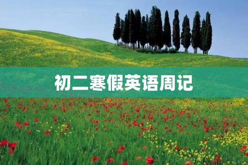 初二寒假英语周记 初二寒假英语周记