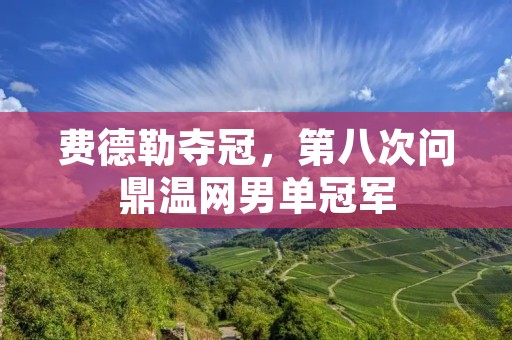 费德勒夺冠,第八次问鼎温网男单冠军 费德勒夺冠,第八次问鼎温网男单冠军