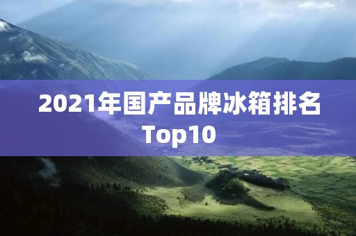2021年国产品牌冰箱排名Top10 2021年国产品牌冰箱排名Top10