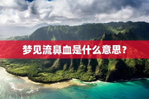 梦见流鼻血是什么意思？