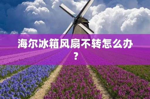 海尔冰箱风扇不转怎么办？