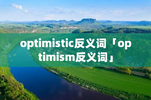 optimistic反义词「optimism反义词」