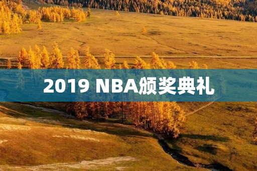 2019 NBA颁奖典礼:伟大球员的荣耀时刻 2019 NBA颁奖典礼:伟大球员的荣耀时刻