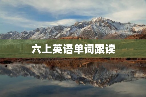 六上英语单词跟读