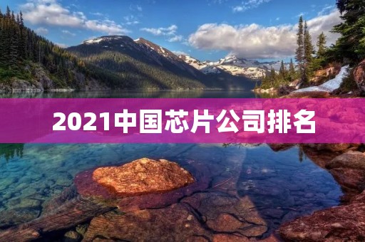 2021中国芯片公司排名