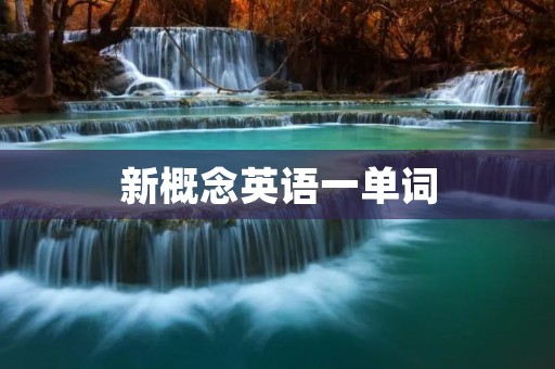 新概念英语一单词:从零开始的英语词汇学习 新概念英语一单词:从零开始的英语词汇学习