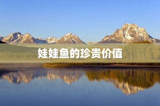 娃娃鱼的珍贵价值 娃娃鱼的珍贵价值