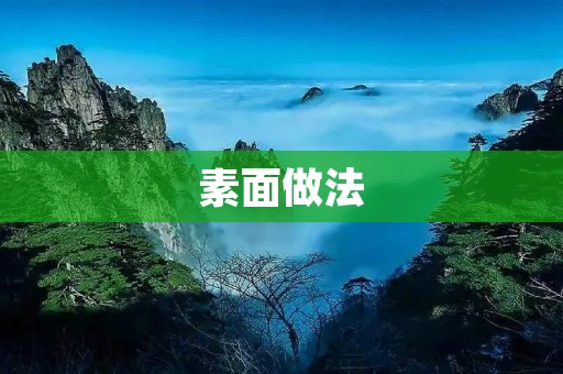 素面做法:手把手教你做出口感细腻的素面 素面做法:手把手教你做出口感细腻的素面