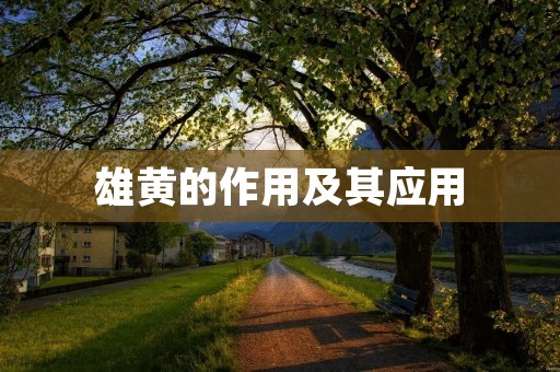 雄黄的作用及其应用