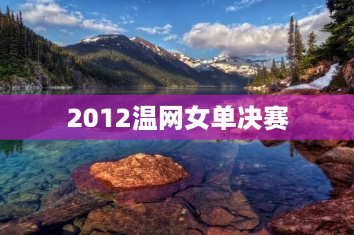 2012温网女单决赛:塞雷娜·威廉姆斯VS阿加西 2012温网女单决赛:塞雷娜·威廉姆斯VS阿加西