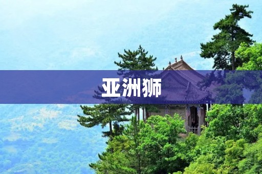 亚洲狮:亚洲最大的猫科动物 亚洲狮:亚洲最大的猫科动物
