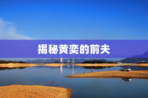 揭秘黄奕的前夫：曾因家暴被曝光
