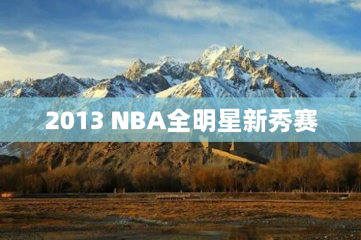 2013 NBA全明星新秀赛：青春风暴席卷全场