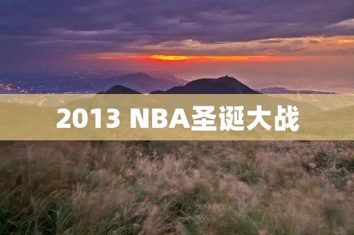 2013 NBA圣诞大战：迈阿密热火对阵洛杉矶湖人