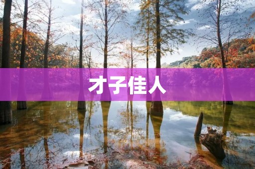 才子佳人:古代文人墨客中的美丽传说 才子佳人:古代文人墨客中的美丽传说