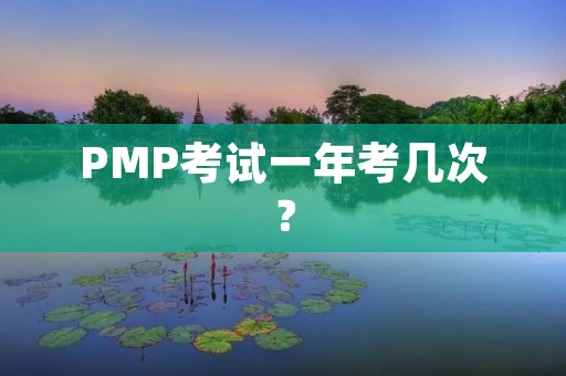 PMP考试一年考几次？