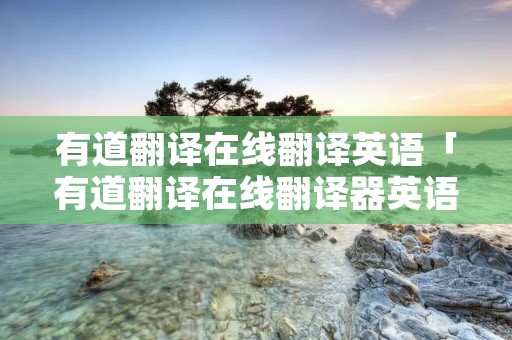 有道翻译在线翻译英语「有道翻译在线翻译器英语翻译」