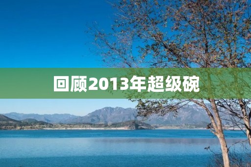 回顾2013年超级碗：热火朝天的美式橄榄球盛宴