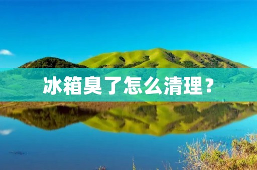 冰箱臭了怎么清理？