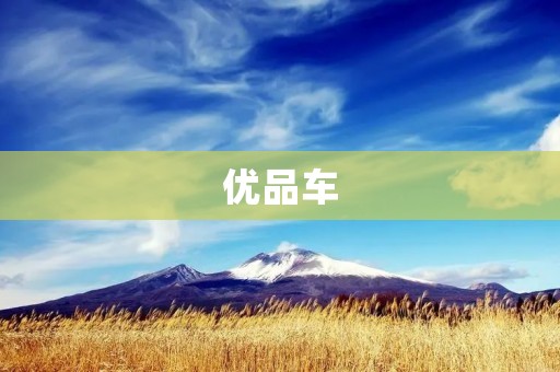 优品车:让您的驾驶更加优质 优品车:让您的驾驶更加优质