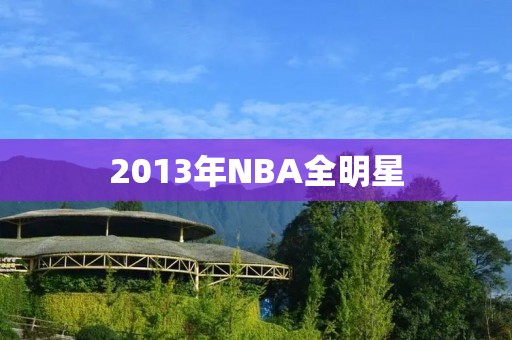 2013年NBA全明星：红蓝大战再度上演