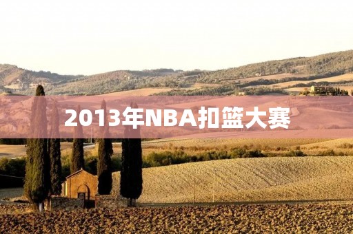 2013年NBA扣篮大赛：飞人之争再次上演