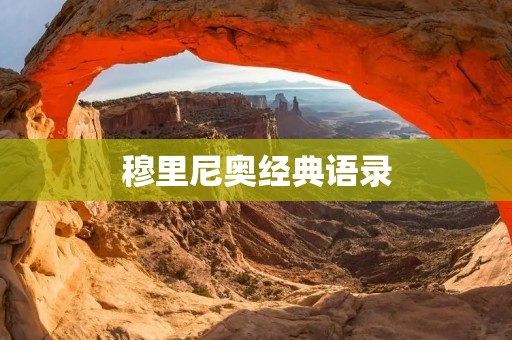 穆里尼奥经典语录:独特的魅力和智慧