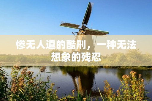 惨无人道的酷刑，一种无法想象的残忍