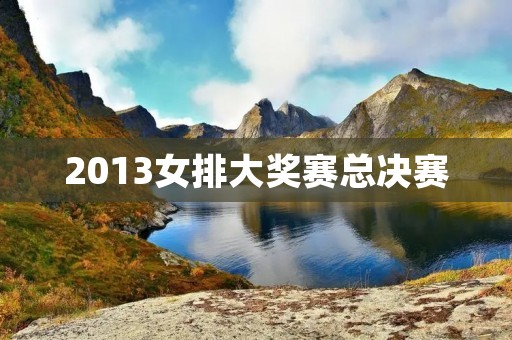 2013女排大奖赛总决赛：中国女排夺冠