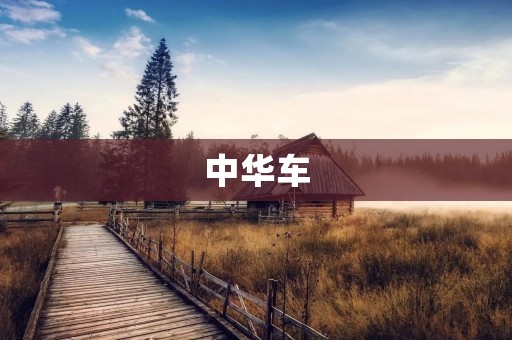 中华车:中国汽车品牌的代表 中华车:中国汽车品牌的代表