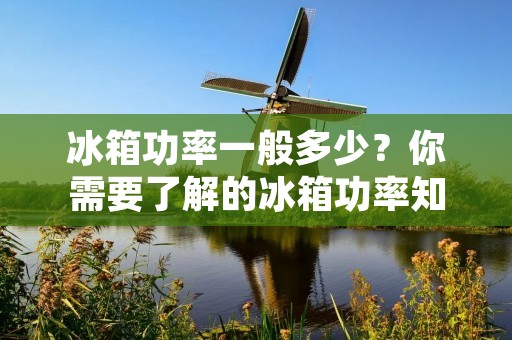 冰箱功率一般多少?你需要了解的冰箱功率知识 冰箱功率一般多少?你需要了解的冰箱功率知识