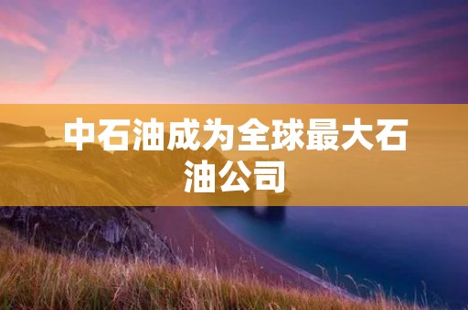 中石油成为全球最大石油公司 中石油成为全球最大石油公司