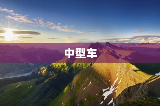 中型车:越来越受欢迎的出行工具