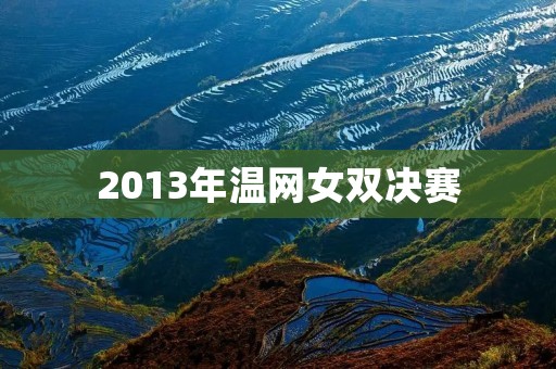 2013年温网女双决赛:哈勒普/尼古拉斯库夺冠 2013年温网女双决赛:哈勒普/尼古拉斯库夺冠