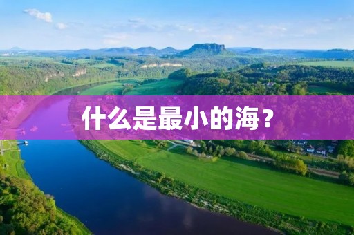 什么是最小的海？